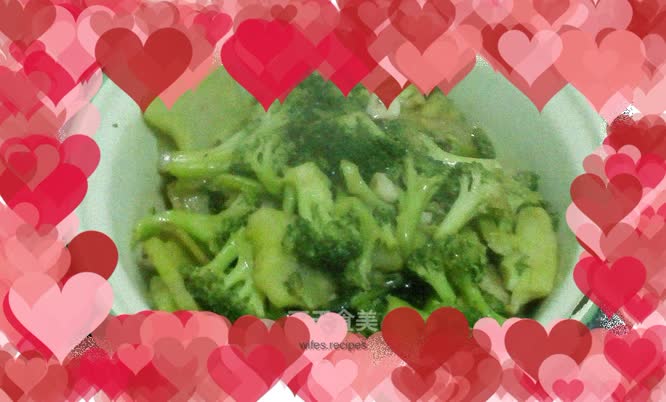 Stir-fried broccoli
