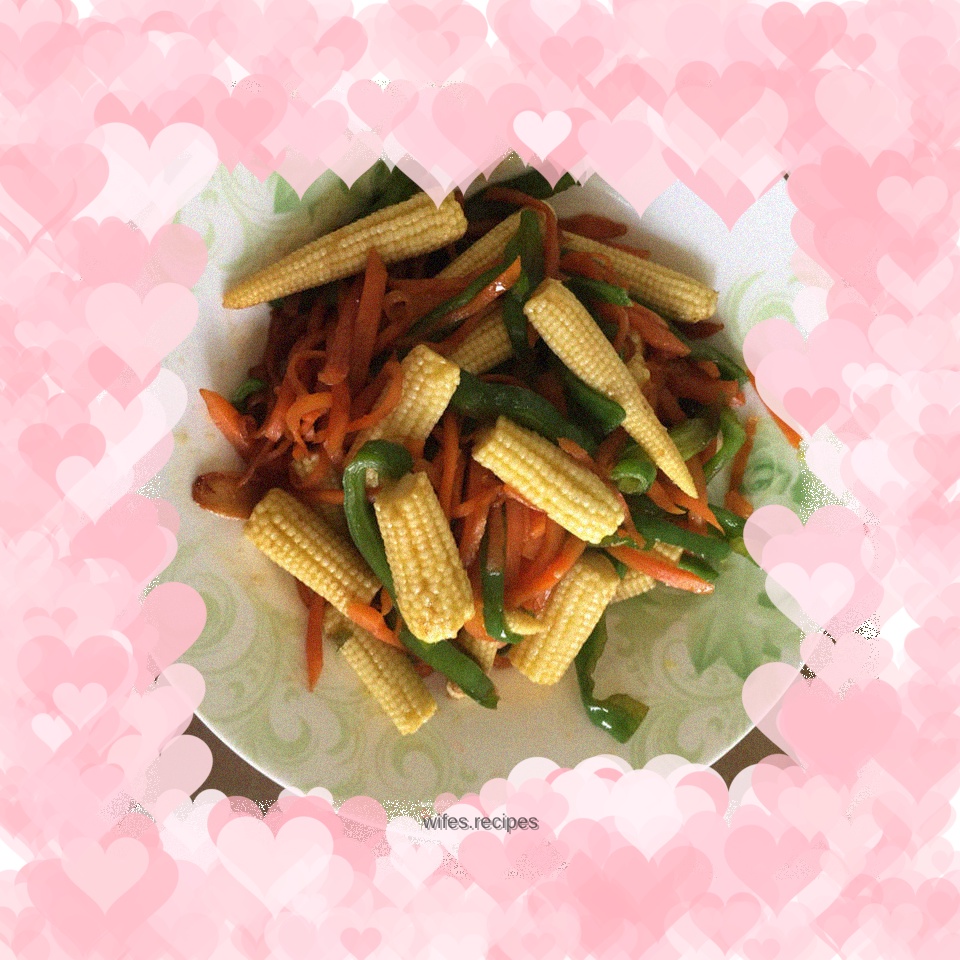 Fragrant corn shoots