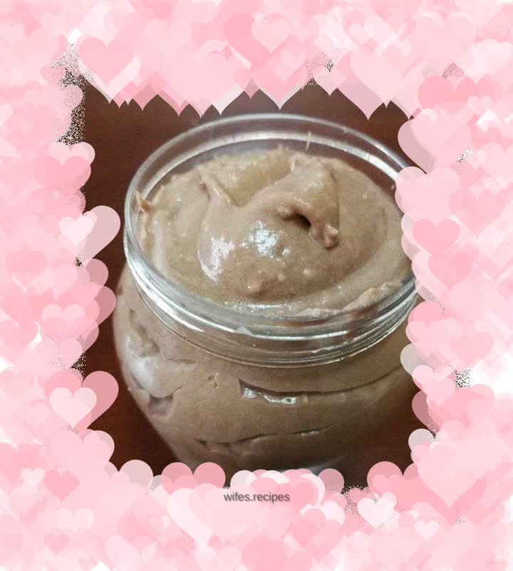 Smooth cocoa taro puree