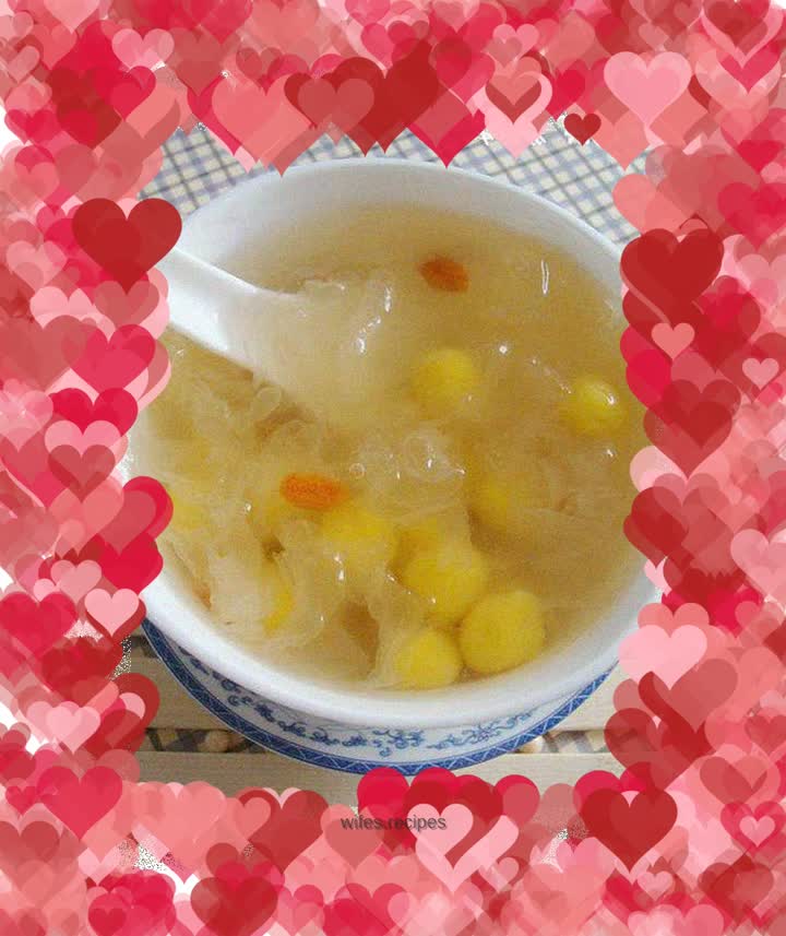 Nourishes yin and moisturizes the lungs ------; [Pumpkin Tangyuan and Tremella Soup]
