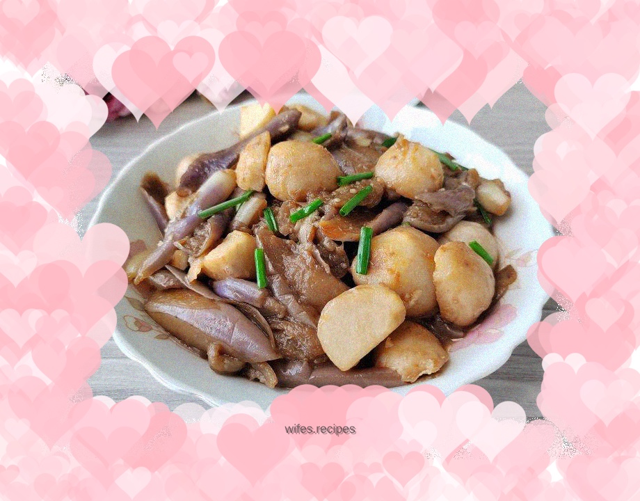 Grilled Eggplant and Taro