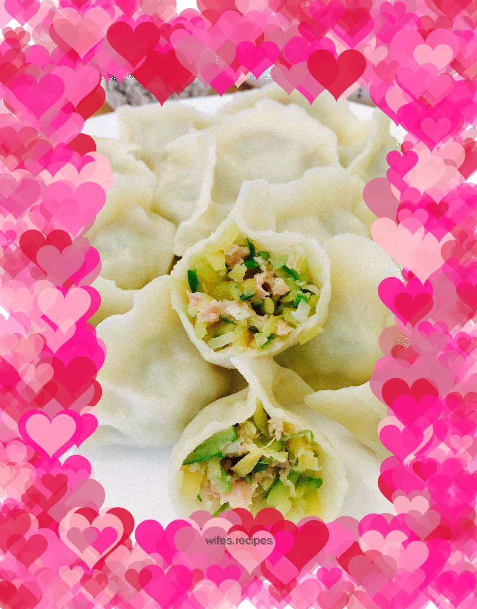 Square melon dumplings