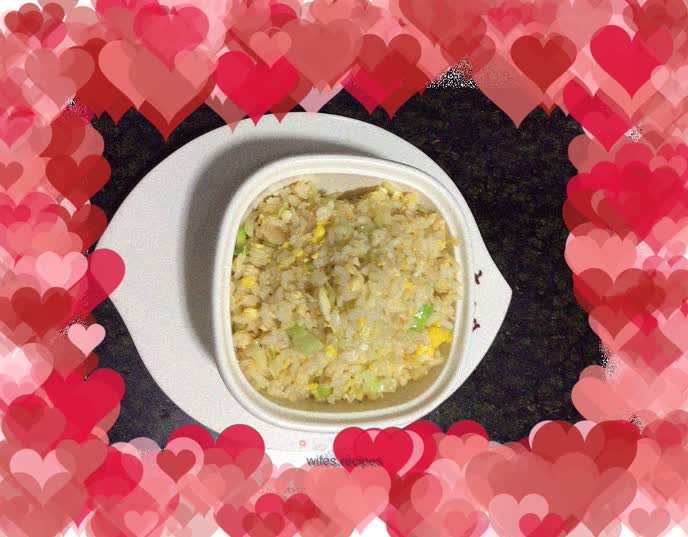 Simple egg fried rice