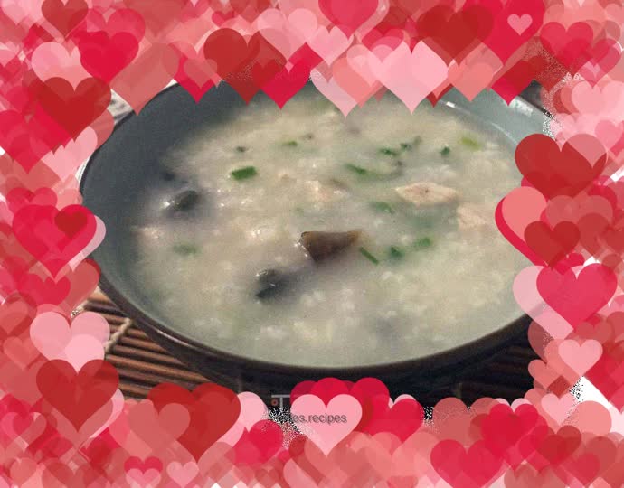 Preserved egg and lean meat porridge