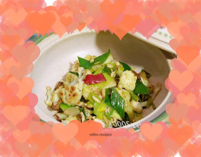 Dry pot salted egg white cauliflower