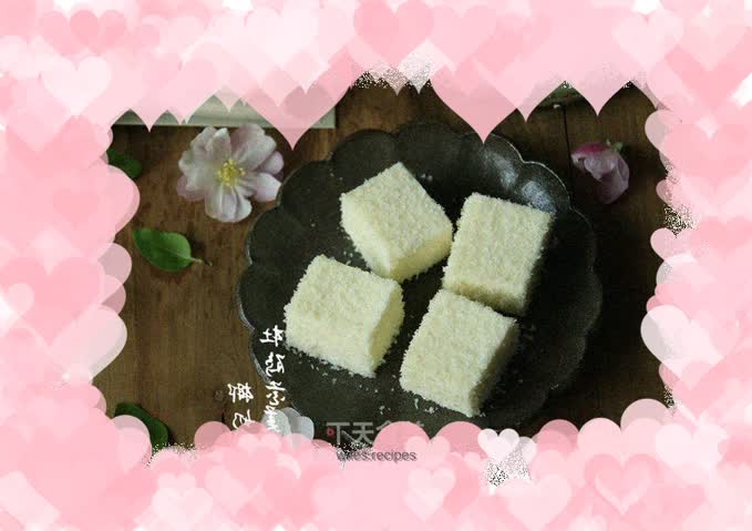 Coconut milk chunks