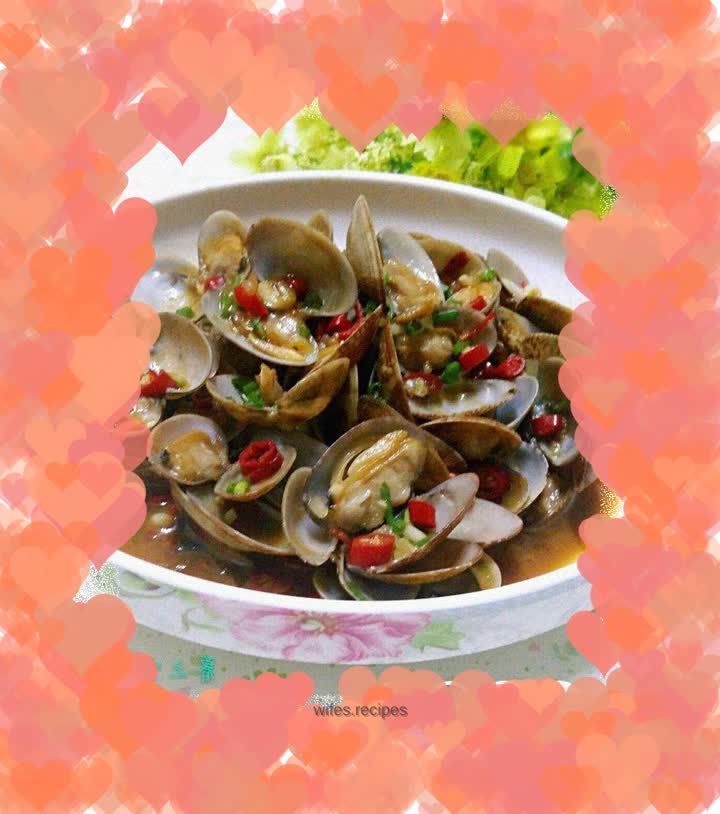 Spicy stir-fried scallops