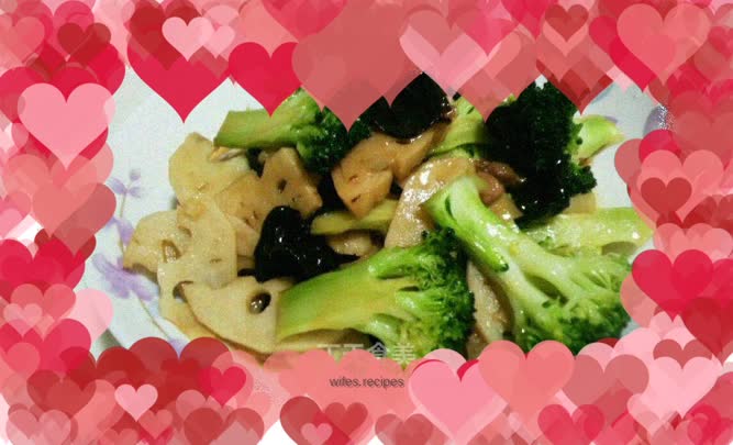 Healthy vegetable stir-fry