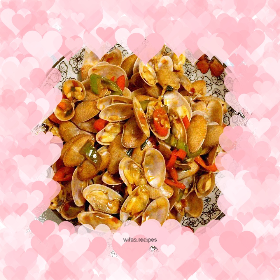 Spicy stir-fried scallops