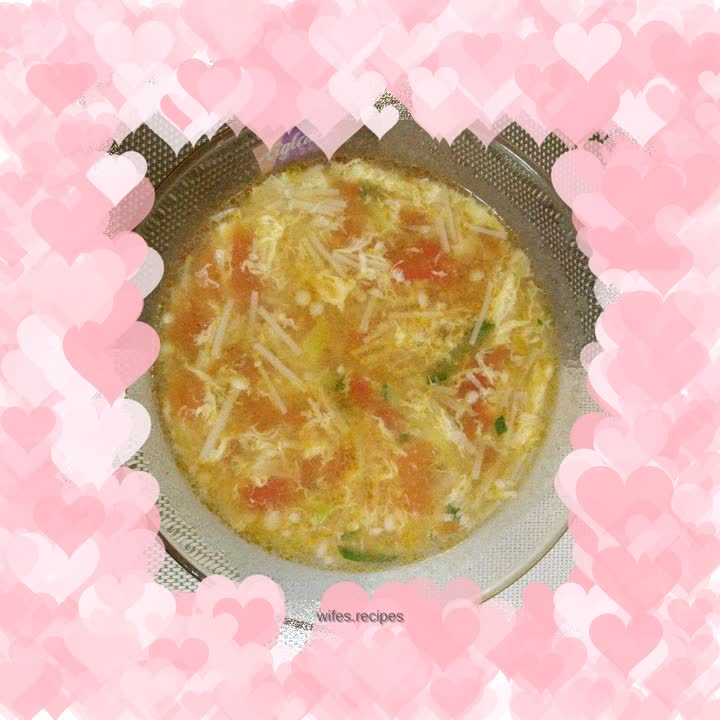 Enoki Mushroom and Egg Drop Soup