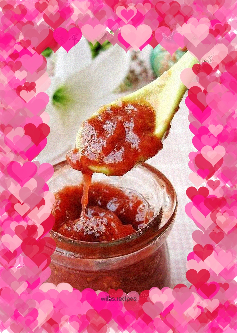 Homemade strawberry jam