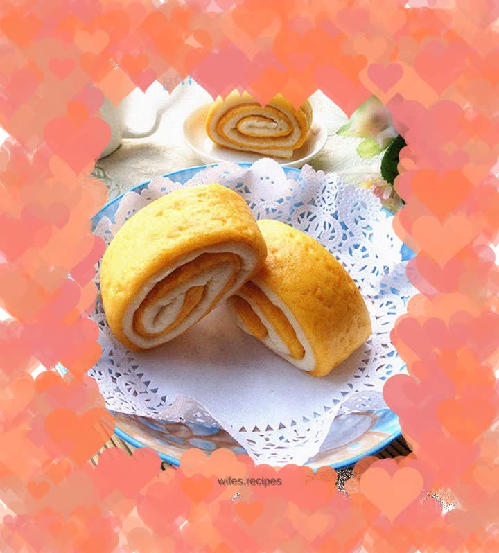 Two-color knife-cut steamed buns