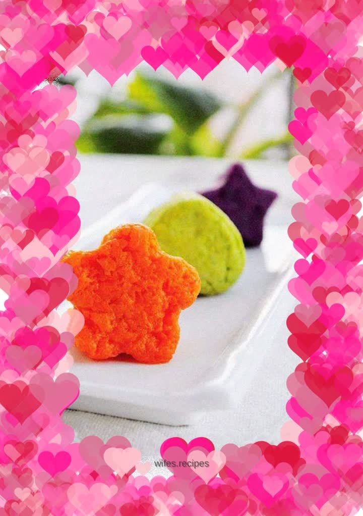 Carrot, Green Bean and Purple Sweet Potato Mashed