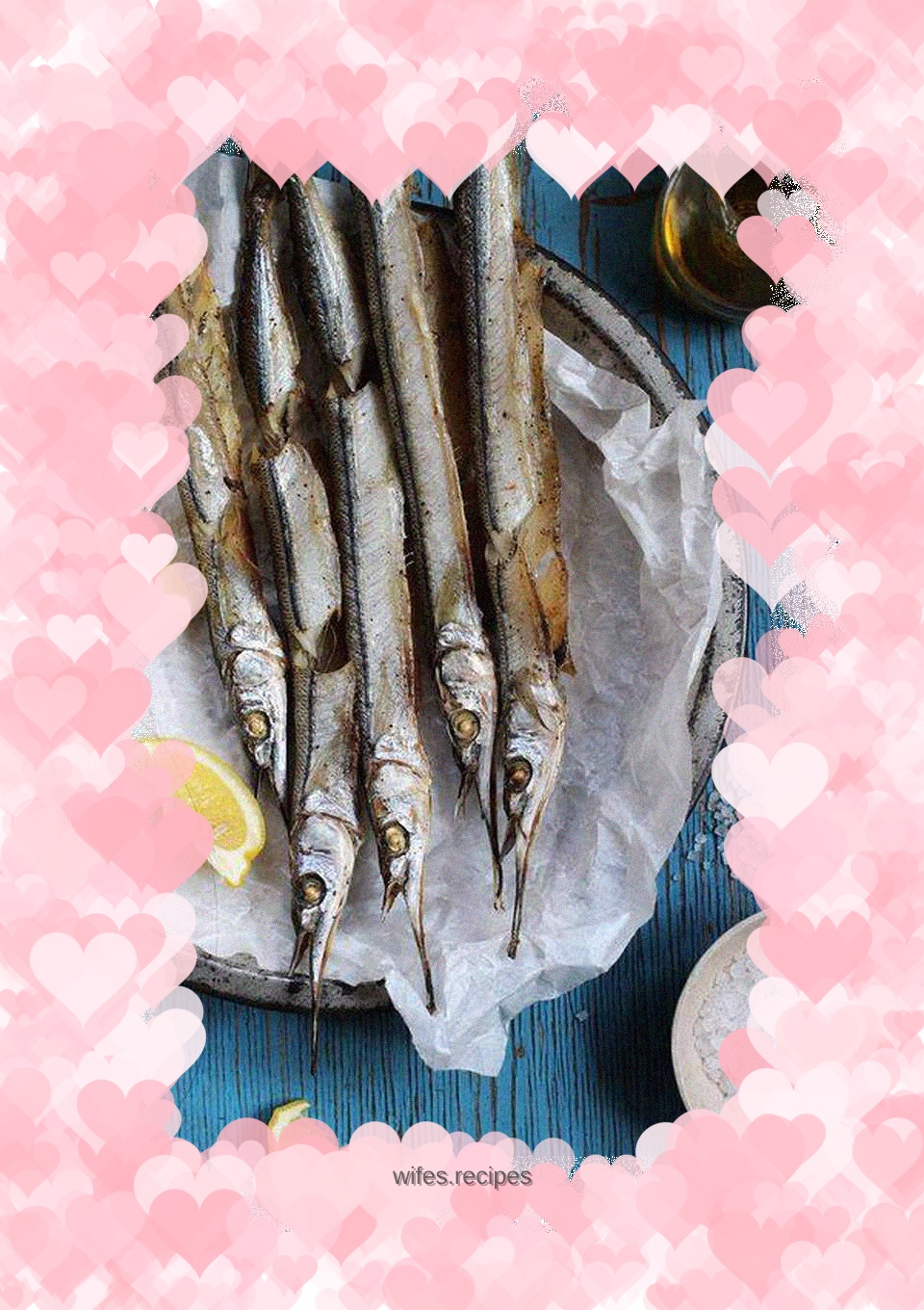 Mellow and creamy---salt grilled needlefish