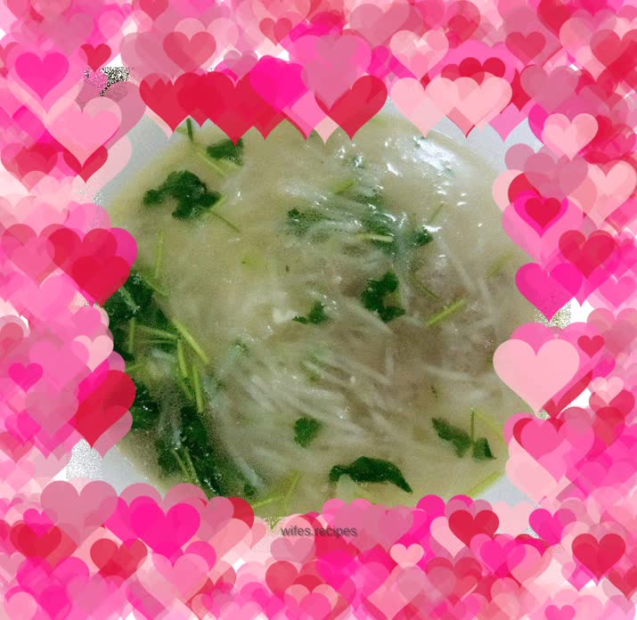 Carrot meatball soup