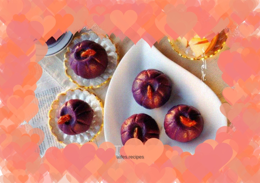 Purple sweet potato cake