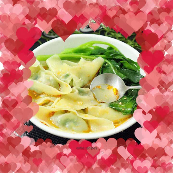 Fried vegetable wontons