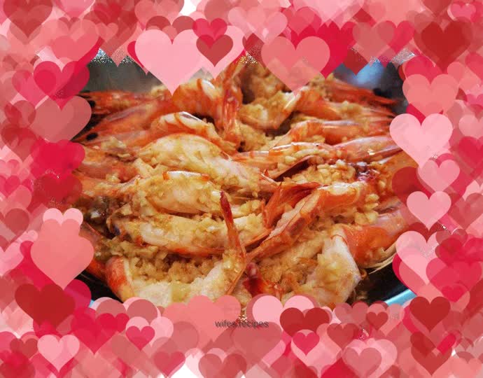 Steamed Shrimp with Garlic Sauce