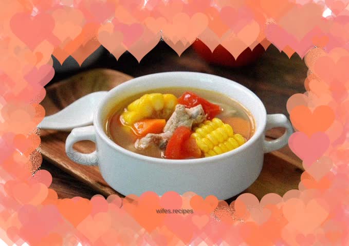Corn Tomato Spare Ribs Soup
