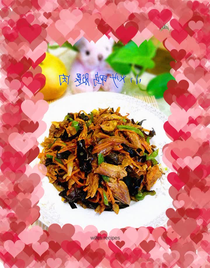 Stir-fried duck leg