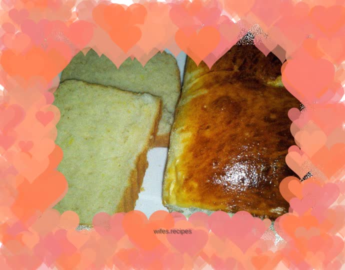 Fresh and refreshing lemon toast