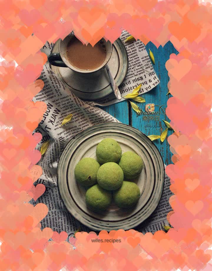 Cranberry Matcha Mochi