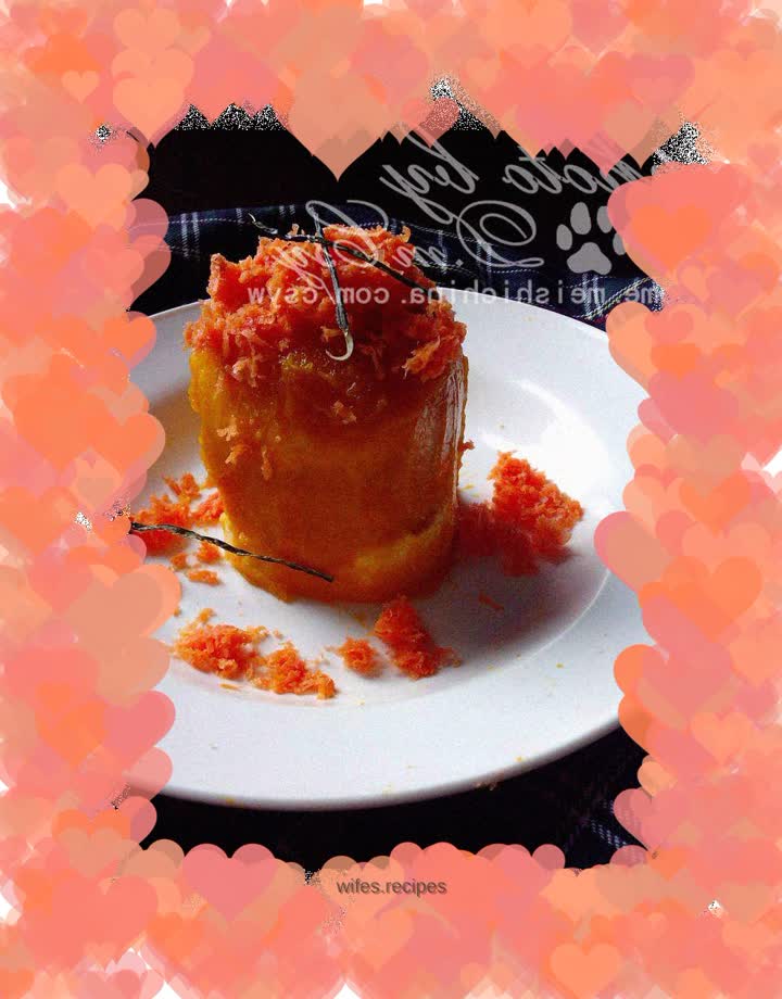 【Simulation Cake】——Pumpkin Carrot Steamed Bun