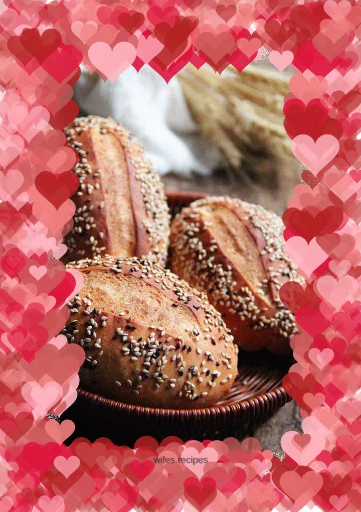 The more you chew, the more delicious it becomes---Sesame Buns