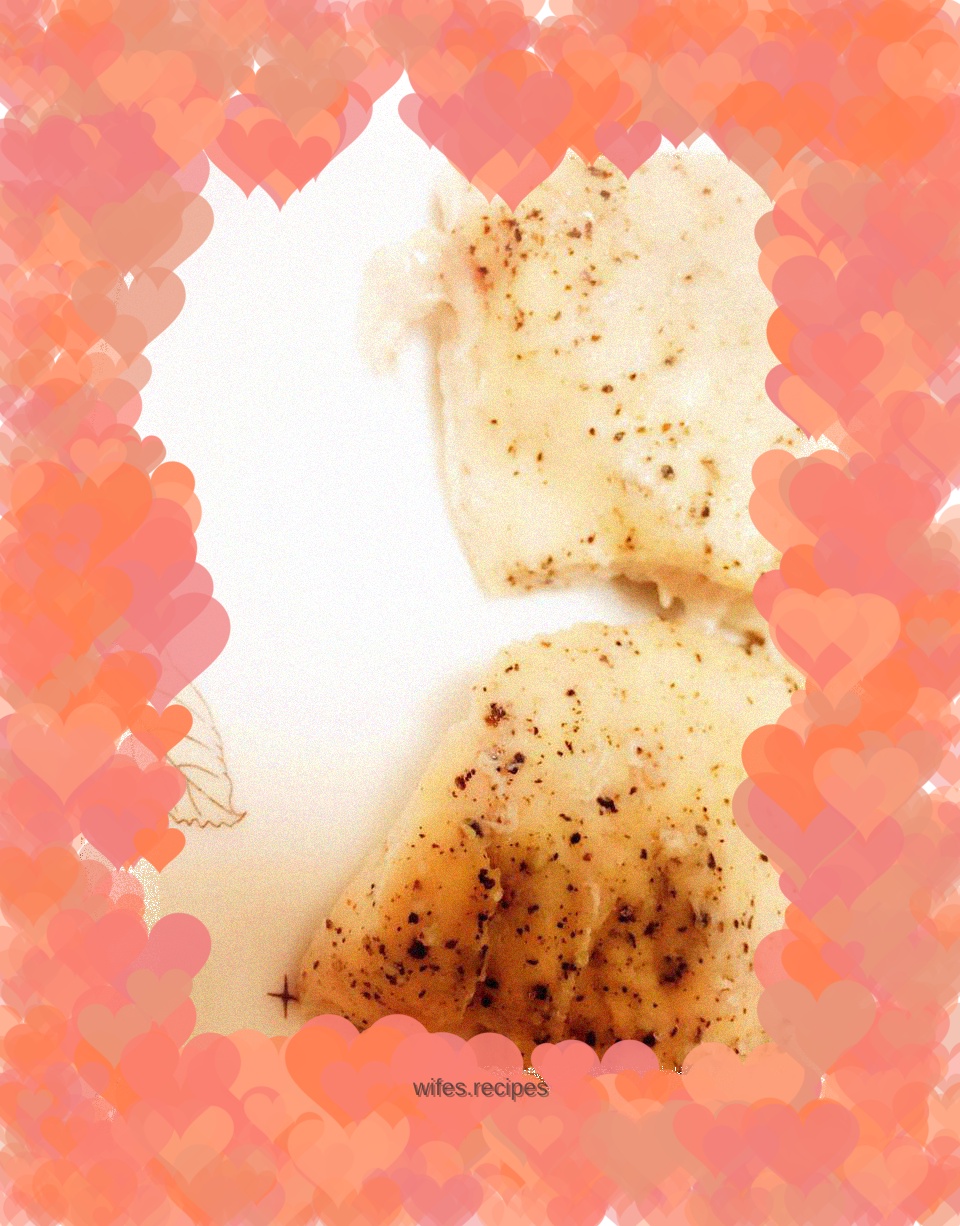 Chicken breast with honey and black pepper