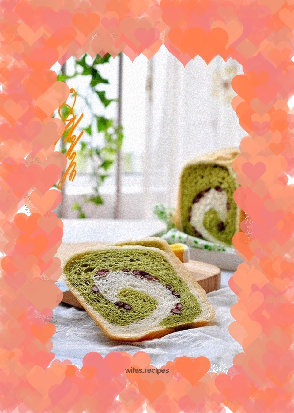 Matcha Honey Bean Toast