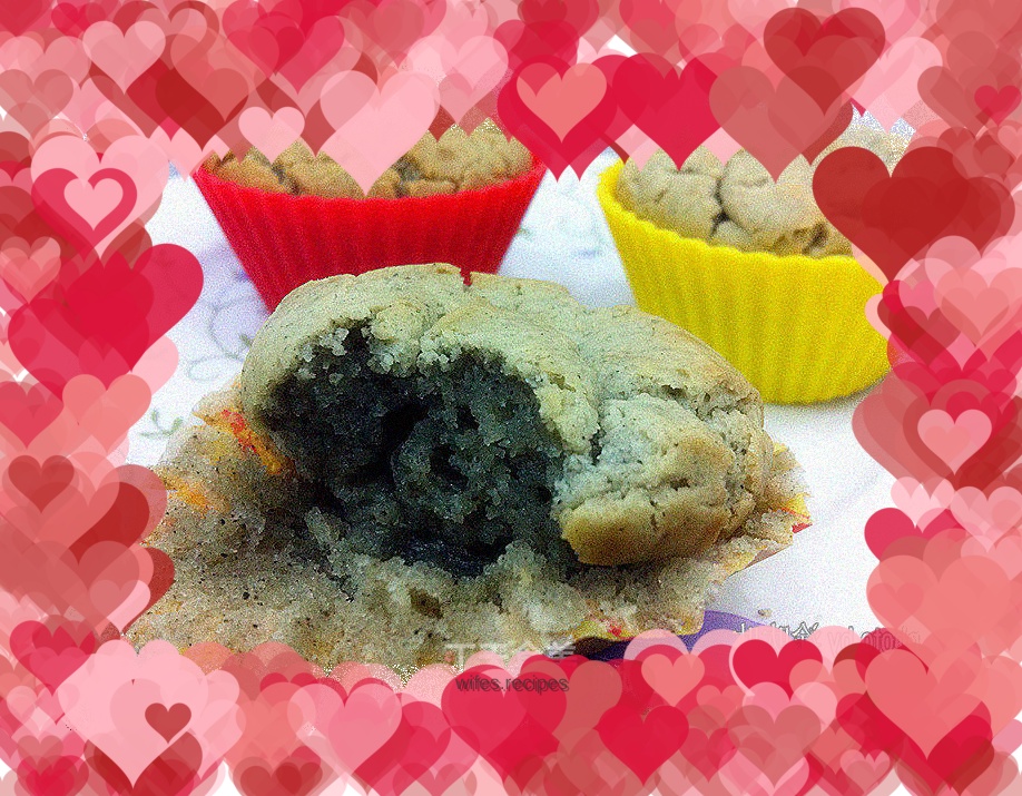 Ugly but delicious - black sesame glutinous rice cake