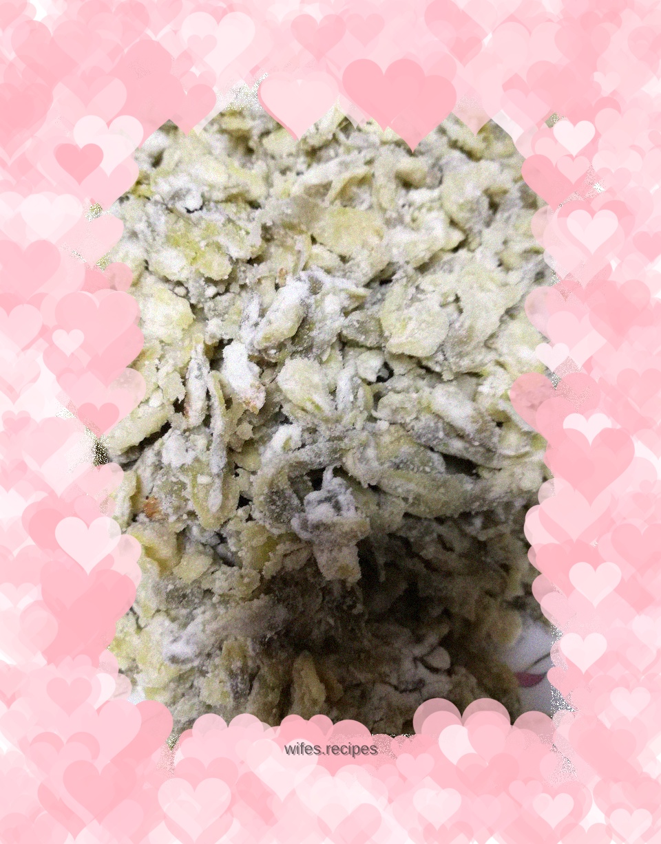 Steamed Sophora japonica