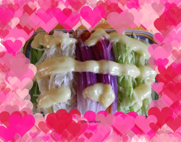 Colorful vegetable salad