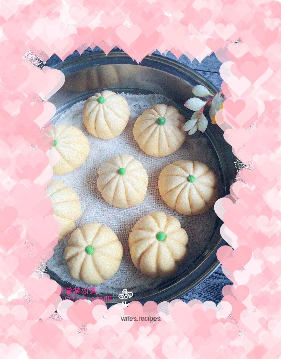 Pumpkin and Purple Sweet Potato Buns