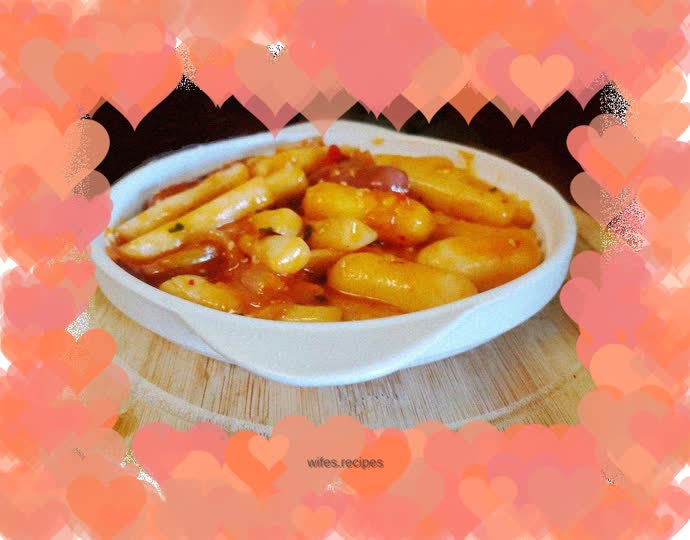 Korean fried rice cake