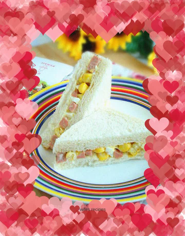 Corn Salad Sandwich