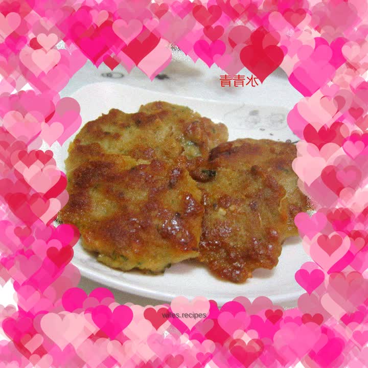 Water chestnut meatloaf