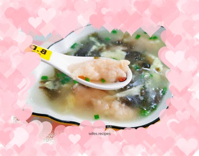 Shrimp and Seaweed Egg Soup
