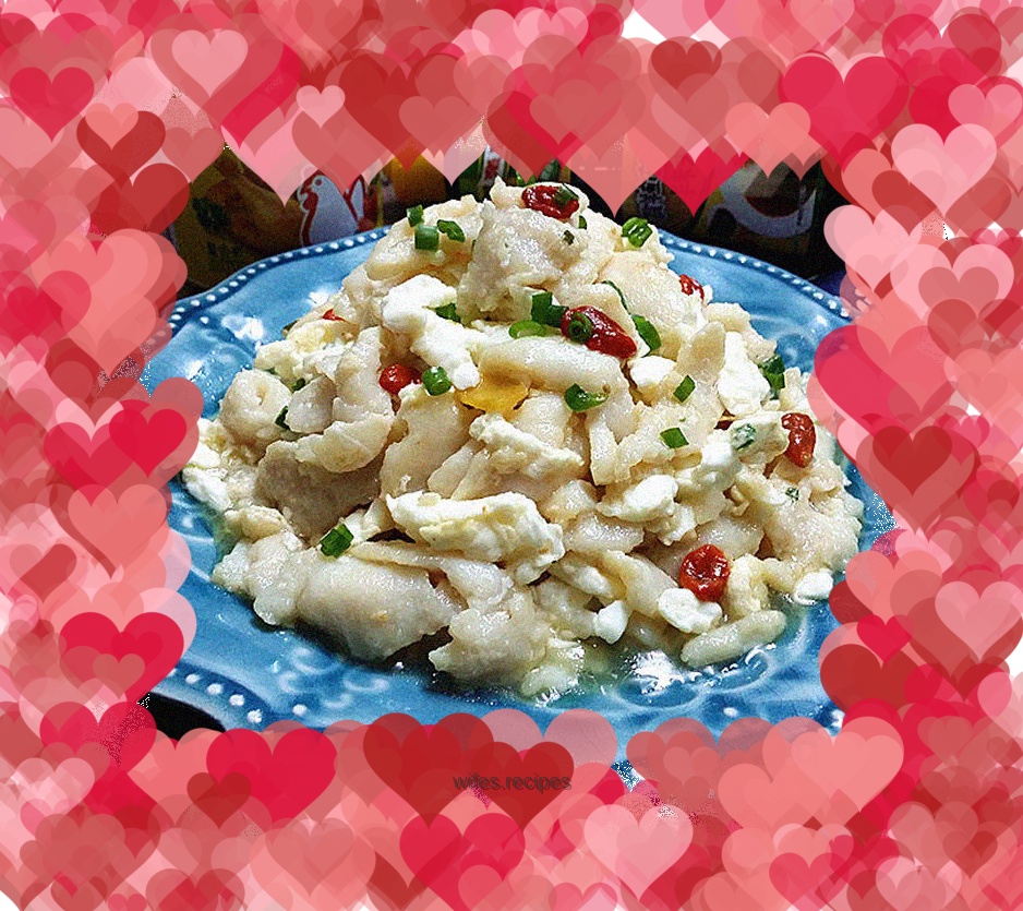 Hibiscus braised fish fillet