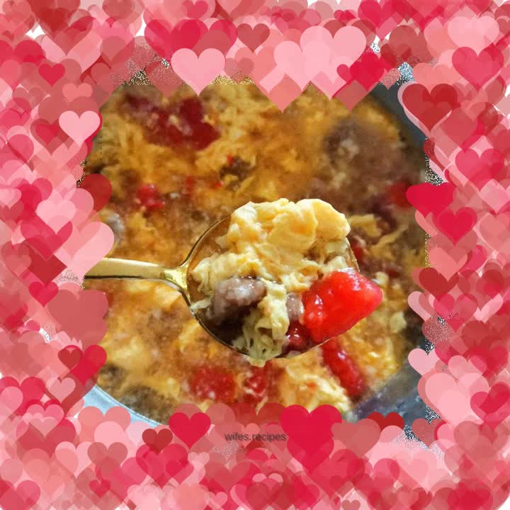 Shredded Pork and Egg Soup