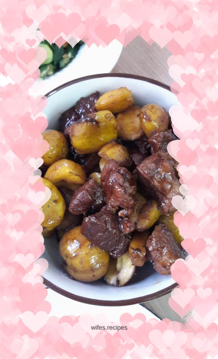 Chestnut roasted pork