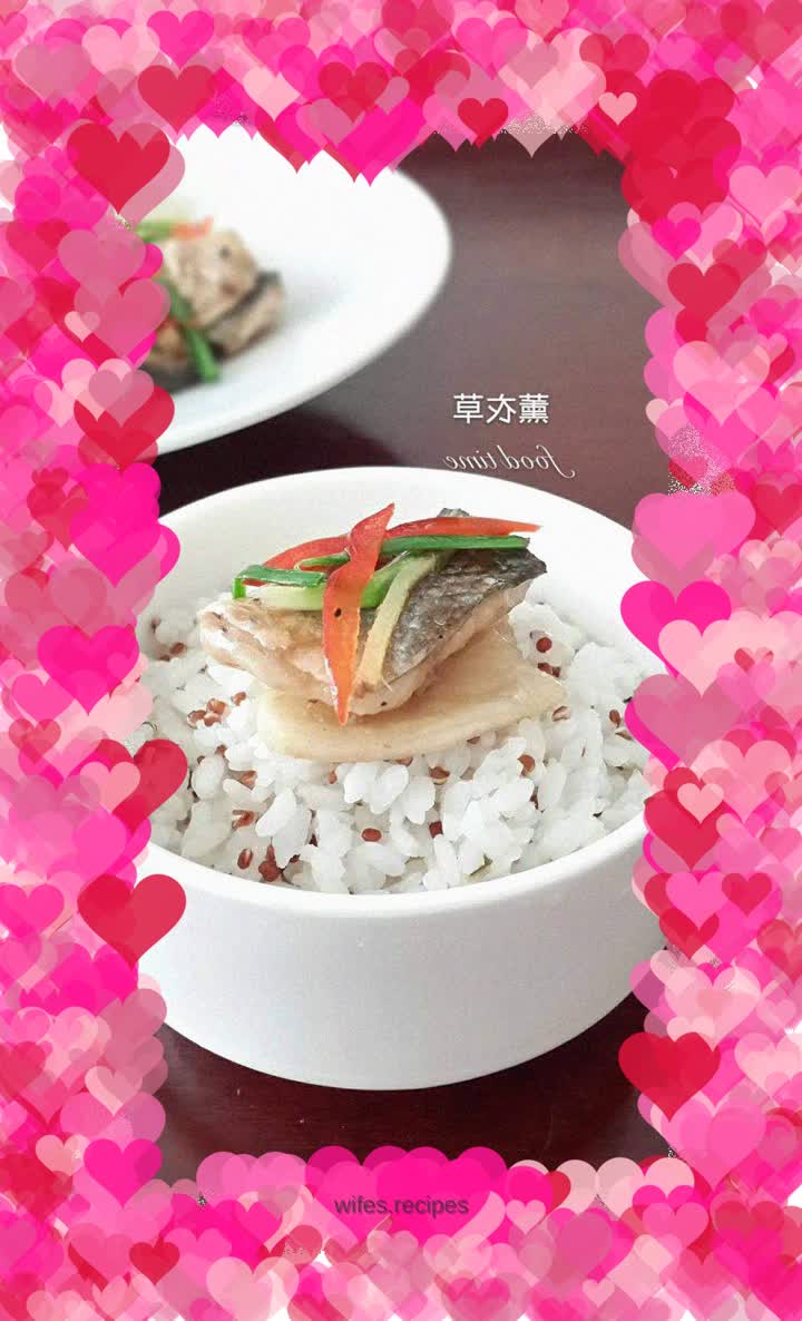 Steamed fish with dried radish
