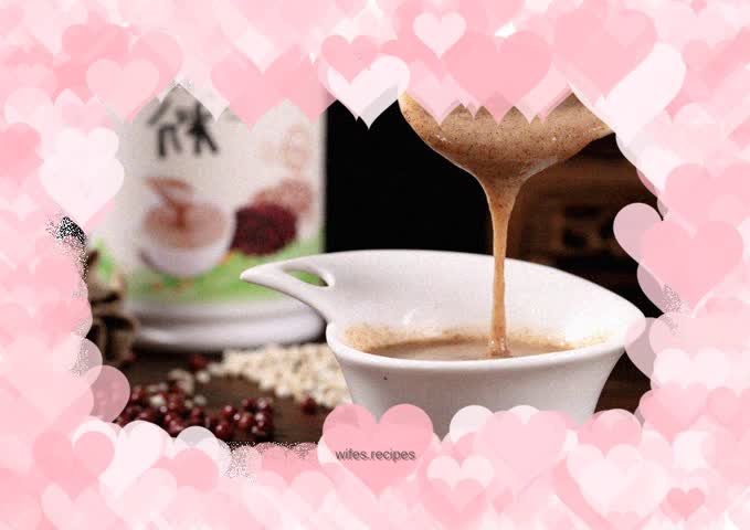 Barley flour for breakfast to remove moisture