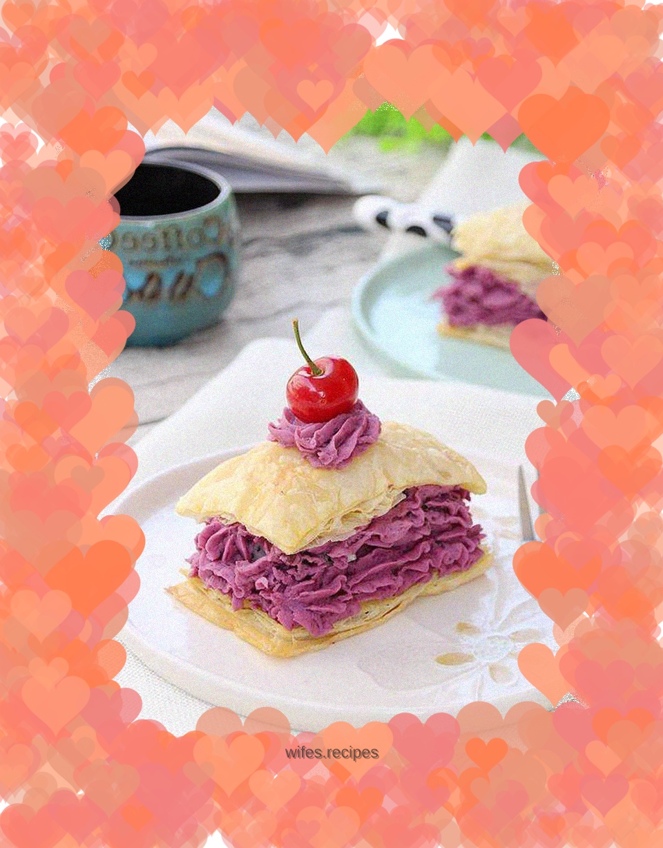 French Purple Potato Pie