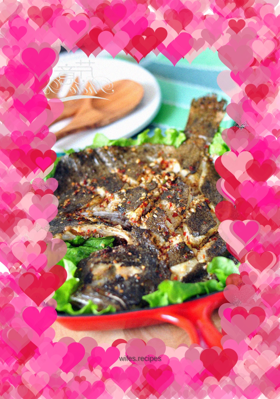 Spicy grilled turbot