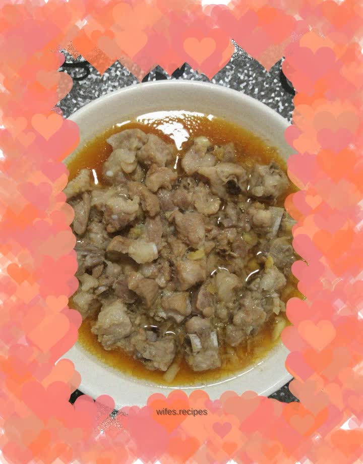 Steamed Pork Ribs with Garlic