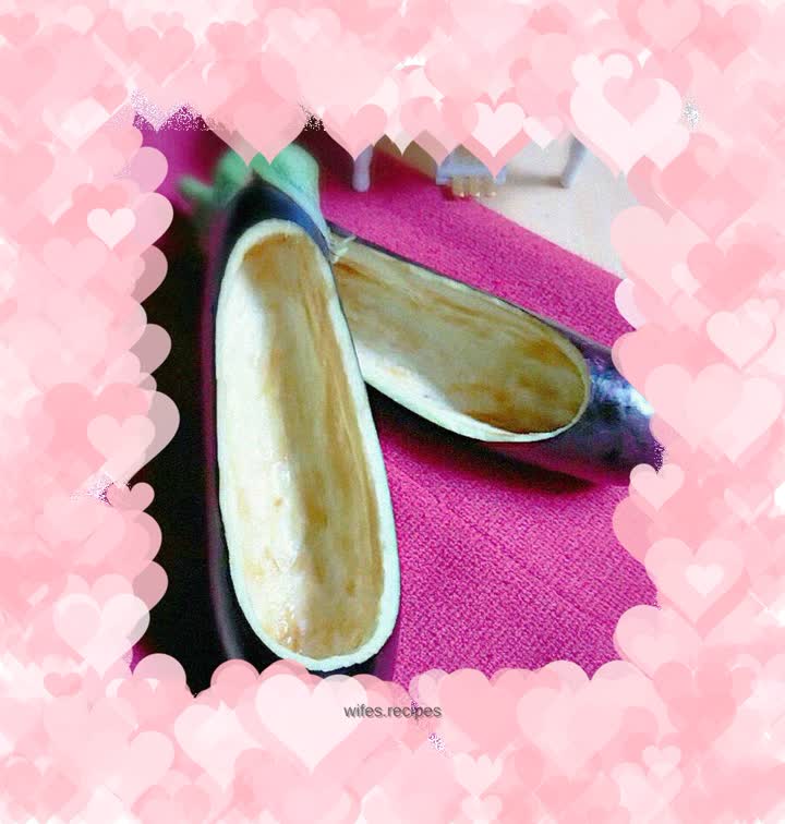 Eggplant embroidered shoes