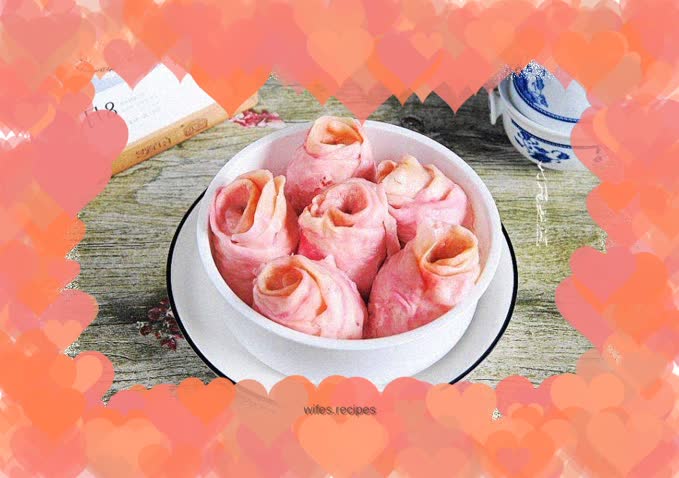 Soda ash handmade fancy bean paste buns