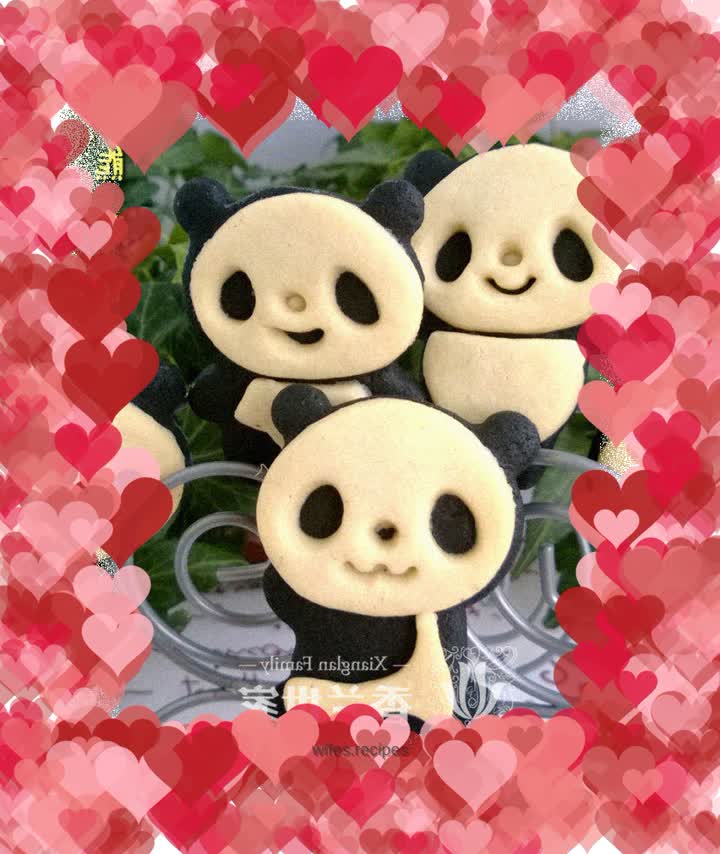 [Xianglan Family] Chengdu image--super cute panda biscuits