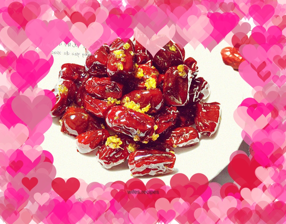 Osmanthus honey juice and red dates